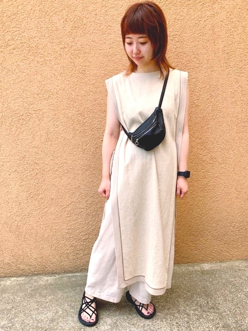 TODAYFUL（トゥデイフル）の「パイピングロングベスト（ベスト