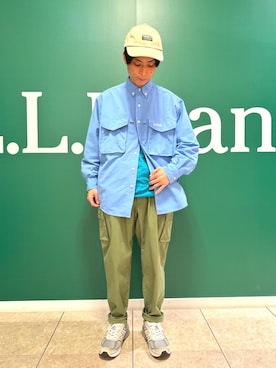 「llbean」｜piiinskさん（メンズ・165cm）の春コーディネート