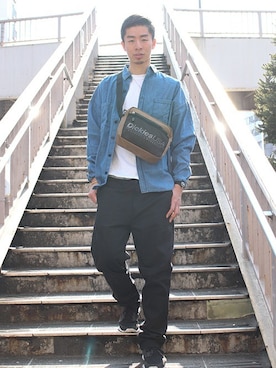「Burner（バーナー）のアイテム」を使った、junさん（メンズ・181cm）の春コーディネート