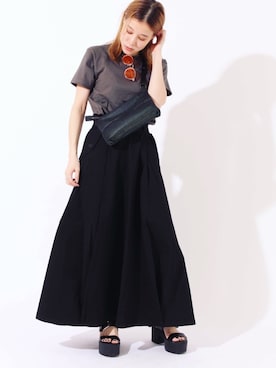 「Burner（バーナー）のアイテム」を使った、junさん（レディース・155cm）の春コーディネート