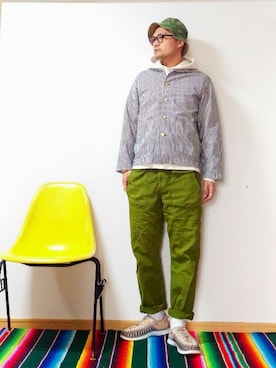 「& LIFE SOX（アンドライフソックス）のアイテム」を使った、SHINJILOW さん（メンズ・173cm）の冬コーディネート