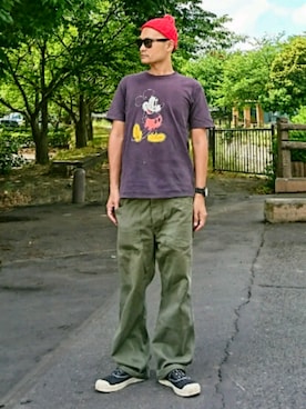 「ANDROID（アンドロイド）のアイテム」を使った、SHINJILOW さん（メンズ・173cm）の夏コーディネート