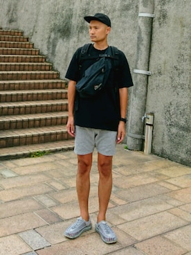 「ANDROID（アンドロイド）のアイテム」を使った、SHINJILOW さん（メンズ・173cm）の夏コーディネート