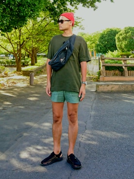 「macpac（マックパック）のアイテム」を使った、SHINJILOW さん（メンズ・173cm）の夏コーディネート