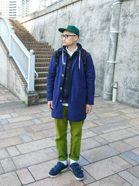 「& LIFE SOX（アンドライフソックス）のアイテム」を使った、SHINJILOW さん（メンズ・173cm）の冬コーディネート