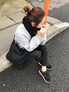 Rikaさん(レディース・161cm)の冬コーディネート