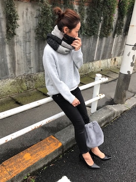  Rikaさん（レディース・161cm）の冬コーディネート