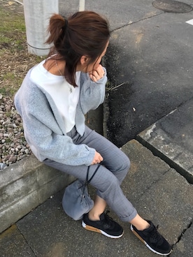 Rikaさん(レディース・161cm)の冬コーディネート