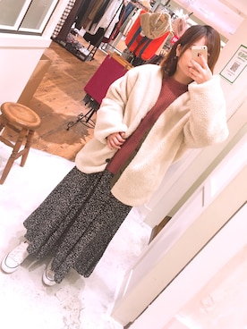「cepo（セポ）のアイテム（ブルゾン）」を使った、kaaさん（レディース・152cm）の冬コーディネート