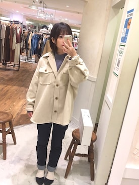 「cepo（セポ）のアイテム（その他アウター）」を使った、kaaさん（レディース・152cm）の秋コーディネート