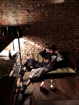 「Marjorie（マージョリー）のアイテム（ジャケット/アウター）」を使った、kiki謝琦琦さん（レディース・164cm）の冬コーディネート