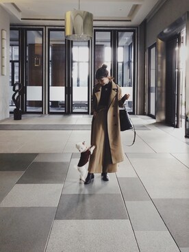 「Marjorie（マージョリー）のアイテム（ジャケット/アウター）」を使った、kiki謝琦琦さん（レディース・164cm）の春コーディネート