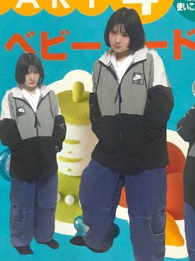 「休闲」｜「アイテム（スタジャン）」を使った、想要泡泡浴OuOさん（レディース・158cm）の秋コーディネート
