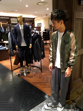 nano・universe 梅田 STAFFさん(メンズ・170cm)の夏コーディネート