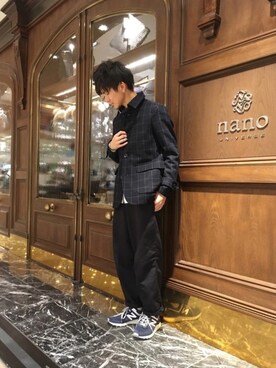 nano・universe 梅田 STAFFさんのコーディネート