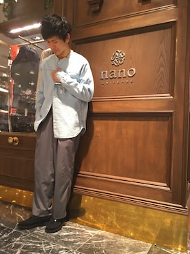 nano・universe 梅田 STAFFさんのコーディネート