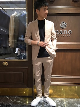 nano・universe 梅田 STAFFさんのコーディネート