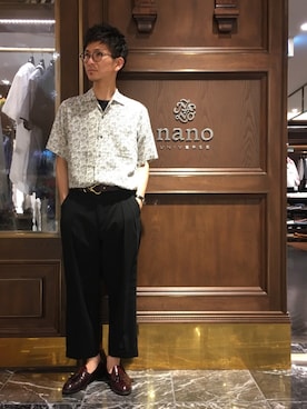 nano・universe 梅田 STAFFさんのコーディネート