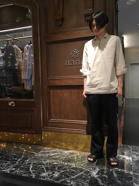 nano・universe 梅田 STAFFさんのコーディネート