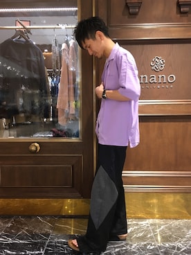 nano・universe 梅田 STAFFさんのコーディネート