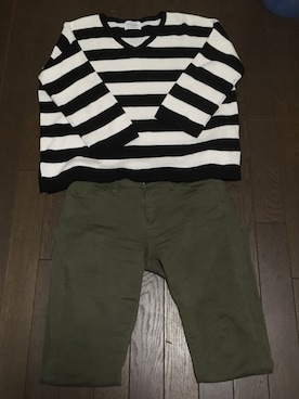 「UNIQLO（ユニクロ）のアイテム（カーゴパンツ、その他）」を使った、KiRiさん（レディース・153cm）の春コーディネート