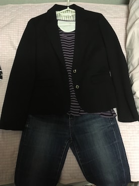 「INGNI（イング）のアイテム（ジャケット/アウター）」を使った、KiRiさん（メンズ・153cm）の春コーディネート