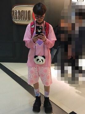 「WEGO（ウィゴー）のアイテム（コインケース）」を使った、Saru Tseさん（メンズ・167cm）の春コーディネート