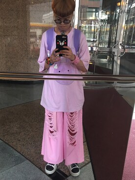 「WC（ダブル シー）のアイテム」を使った、Saru Tseさん（メンズ・167cm）の夏コーディネート