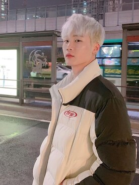 「model」｜「アイテム（ジャケット/アウター）」を使った、Buried Aliveさん（メンズ・185cm）の冬コーディネート