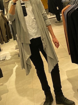 「semantic design（セマンティックデザイン）のアイテム（ブーツ）」を使った、ゆーさん（メンズ・176cm）の秋コーディネート