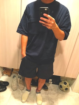 「I（アイ）のアイテム」を使った、らくさん（メンズ・174cm）の夏コーディネート