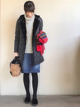 Mai𖥧さん（レディース・161cm）の冬コーディネート