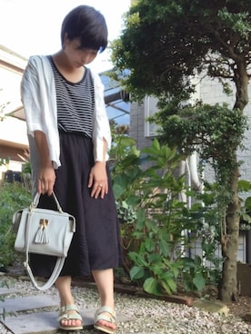 サトウナナミさん（レディース・155cm）の夏コーディネート