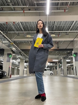 「UNIQLO（ユニクロ）の50色ソックス（消臭機能付き）（ソックス/靴下）」を使った、美波 minamiさん（レディース・168cm）の冬コーディネート