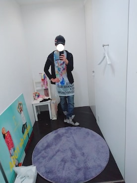 「SCHLUSSEL（シュリセル）のアイテム（トップス）」を使った、わと⚡ソンさん（メンズ・177cm）の春コーディネート