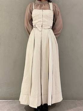 「CASA FLINE（カーサフライン）のアイテム」を使った、miinsjさん（レディース・158cm）の春コーディネート