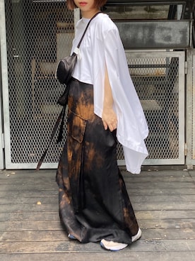 「FACETASM（ファセッタズム）のアイテム」を使った、miinsjさん（レディース・158cm）の春コーディネート