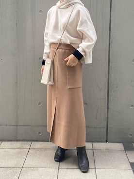 「Aeta（アエタ）のアイテム」を使った、miinsjさん（レディース・158cm）の秋コーディネート