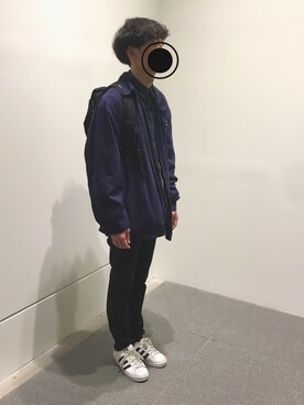 「仙台」｜「アイテム（その他アウター）」を使った、まつうーらさん（メンズ・173cm）の春コーディネート