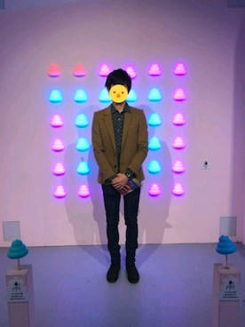 「soe shirts（ソーイシャツ）のアイテム（トップス）」を使った、おううあさん（メンズ・172cm）の春コーディネート