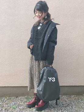 marieさん（レディース・158cm）の冬コーディネート