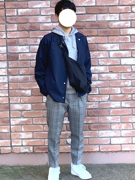 「オシャレパッソ」｜「アイテム（ブルゾン）」を使った、Takuya🦖さん（メンズ・168cm）の秋コーディネート