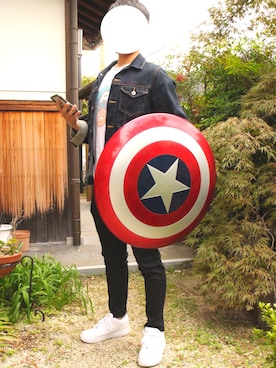 「MARVEL Tシャツ」｜Takuya🦖さん（メンズ・168cm）の秋コーディネート
