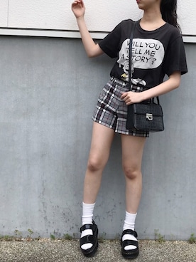 「PRIVATE LABEL（プライベートレーベル）のアイテム（バッグ）」を使った、hさん（レディース・165cm）の春コーディネート