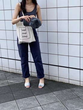 「JUEMI（ジュエミ）のアイテム（バッグ）」を使った、hさん（レディース・165cm）の夏コーディネート