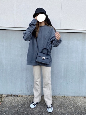 「PRIVATE LABEL（プライベートレーベル）のアイテム（バッグ）」を使った、hさん（レディース・166cm）の秋コーディネート