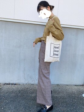 「JUEMI（ジュエミ）のアイテム（バッグ）」を使った、hさん（レディース・166cm）の秋コーディネート