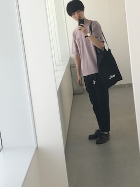 「Dr. Martens（ドクターマーチン）のDr.Martens (ドクターマーチン)/1461 3EYE GIBSON SHOES（その他シューズ）」を使った、しろさん（メンズ・169cm）の秋コーディネート