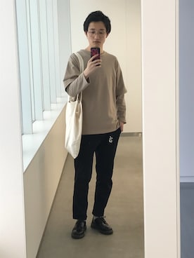「Y-3（ワイスリー）のアイテム（その他）」を使った、しろさん（メンズ・170cm）の夏コーディネート