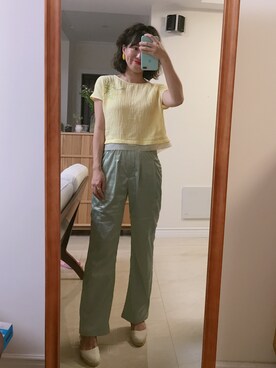 「Castaner（カスタニエール）のアイテム」を使った、-徐小栗-さん（レディース・160cm）の夏コーディネート